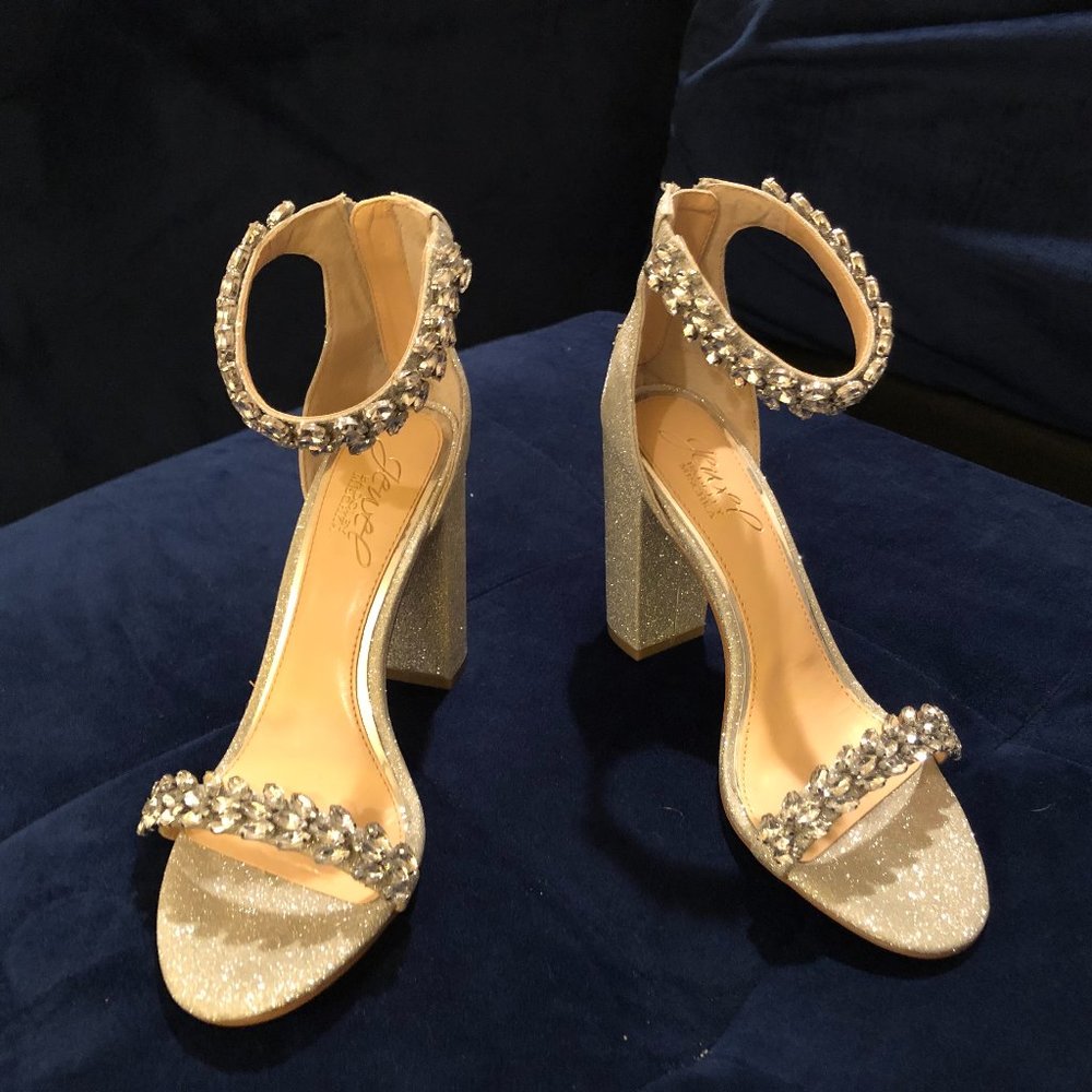 Jewel by Badgley Mischka Mayra Embellished Heel